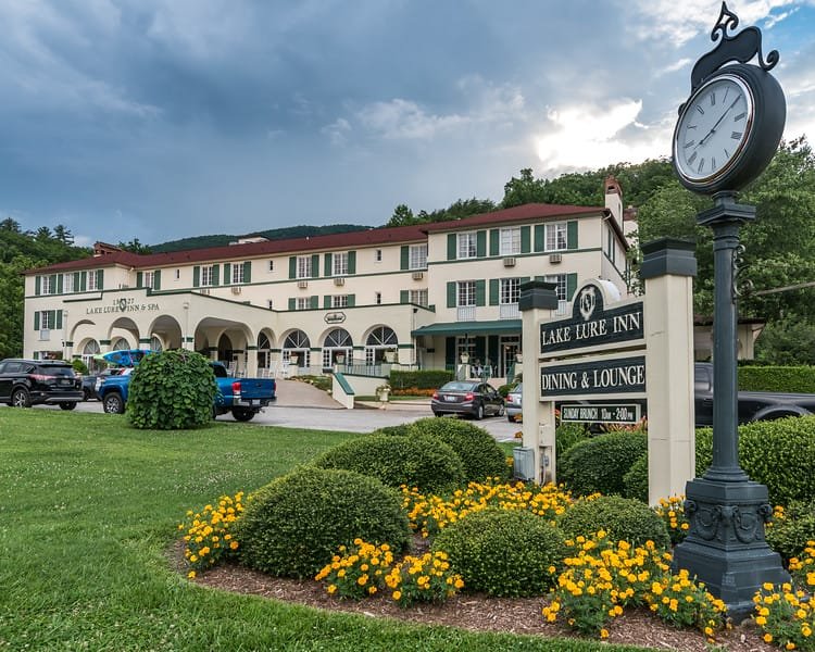 The 1927 Lake Lure Inn and Spa Haunted Hotels in Lake Lure North Carolina