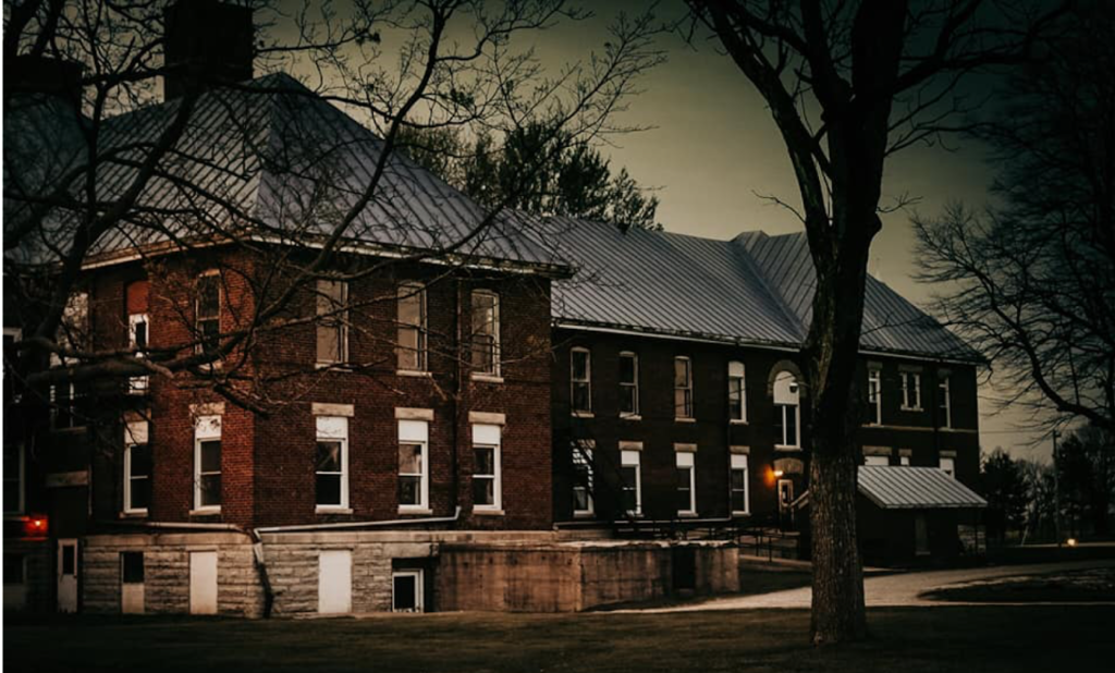 Official Randolph County Asylum/Infirmary Haunted Hotels in Winchester Indiana