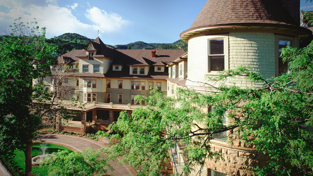 The Cliff House at Pikes Peak Haunted Hotels in Manitou Springs Colorado
