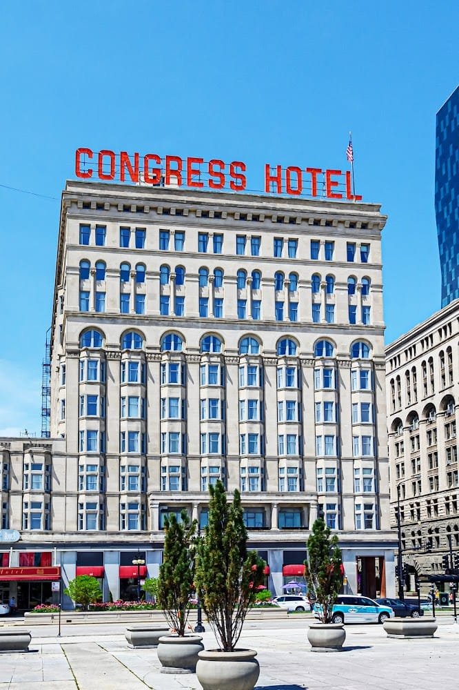 The Congress Plaza Hotel & Convention Center Haunted Hotels in Chicago Illinois
