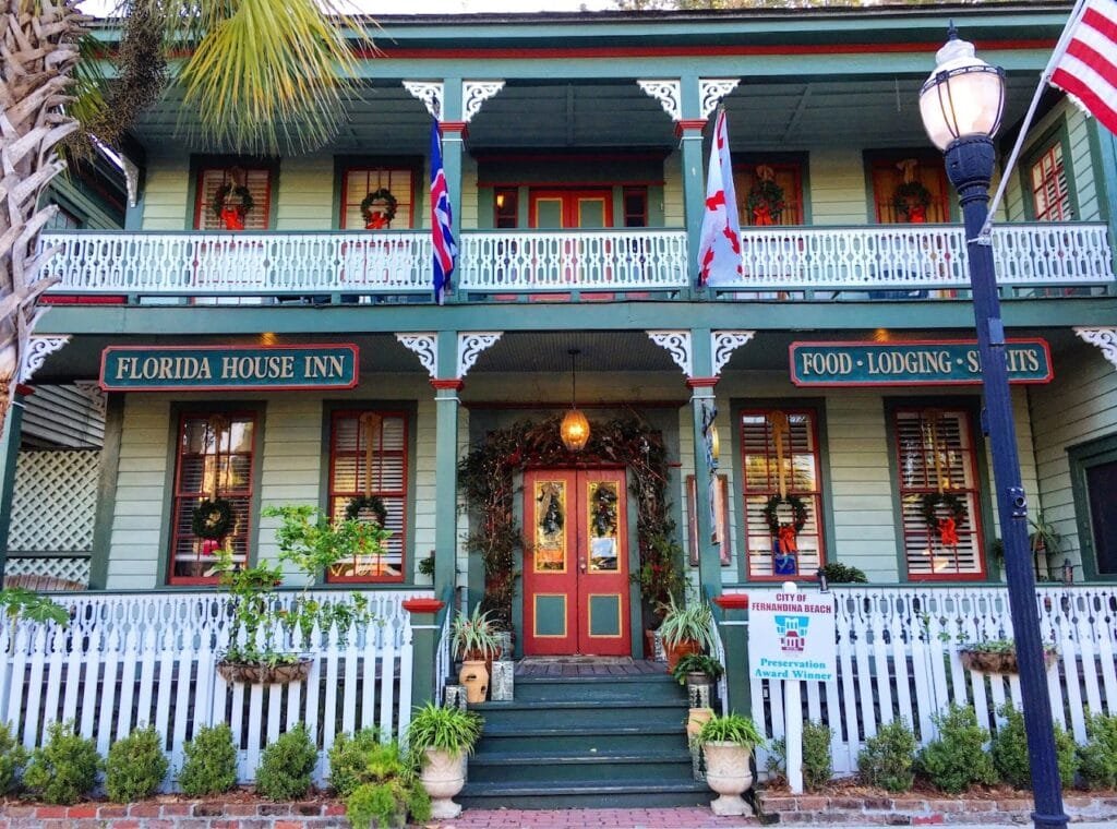 Florida House Inn Haunted Hotels in Fernandina Beach Florida