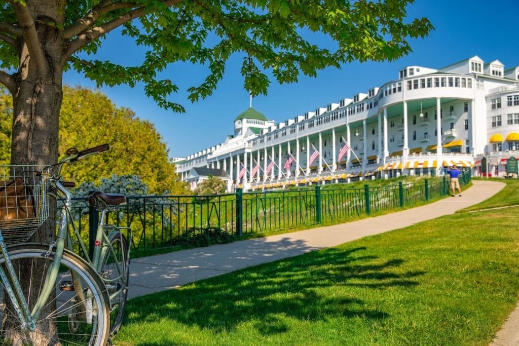 Grand Hotel Haunted Hotels in Mackinac Island Michigan